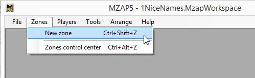 Zones-New zone