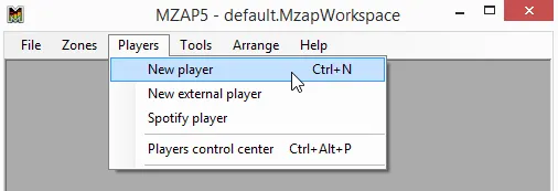 Einen neuen Player erstellen