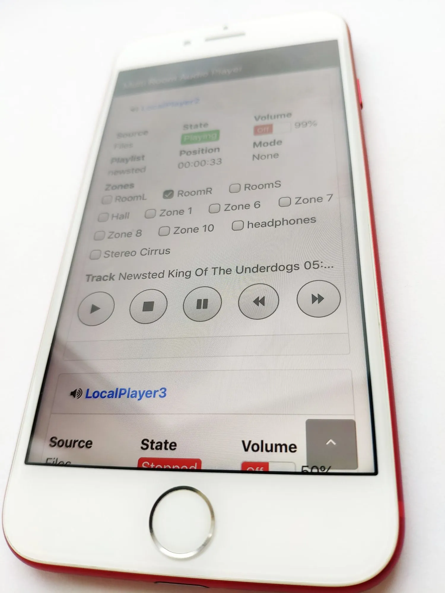 iPhone-Fernbedienung