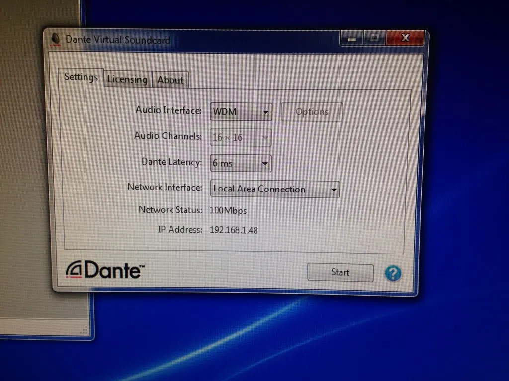 WDM-Audioschnittstelle mit 16x16 Audiokanälen