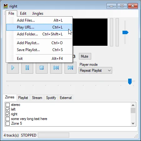 URL abspielen